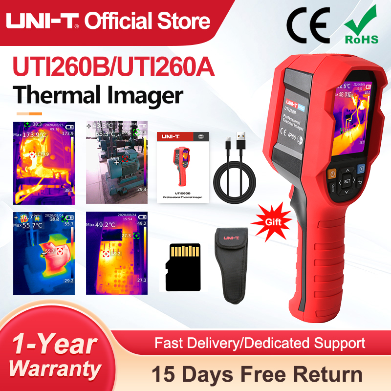 UNI-T UTI260B UTI260A Thermal  - Thermal Imaging Camera 256X192 recension och pris