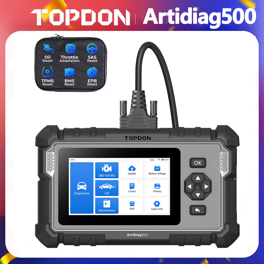 Topdon ArtiDiag500 Car Diagnos - Topdon Tc001 Thermal Camera recension och pris