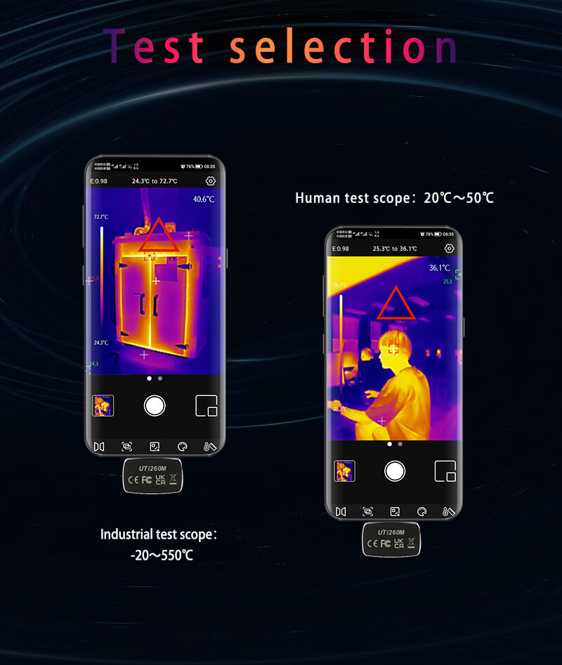 UNI-T UTi260M Mobile Thermal C - Thermal Imaging Camera 256X192 recension och pris