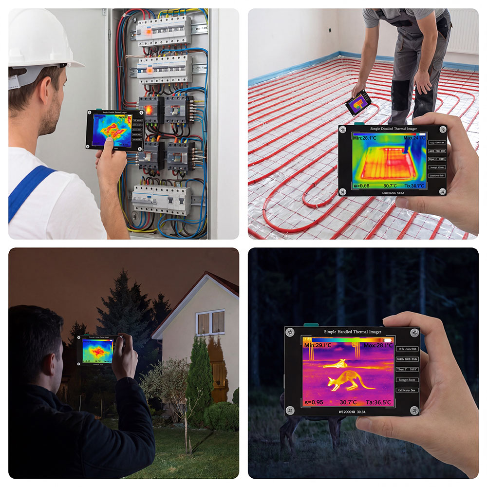 32*24 Thermal Imager -40℃ to 3 - Nf 521 Thermal Imaging Camera recension och pris
