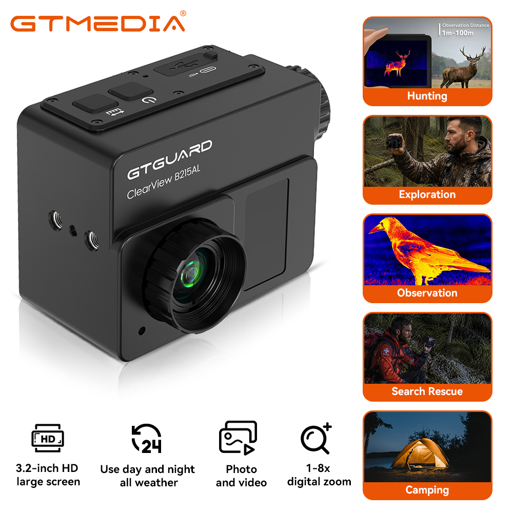 GTGUARD B215AL Thermal Imaging - Thermal Scope Night Vision Monocular recension och pris